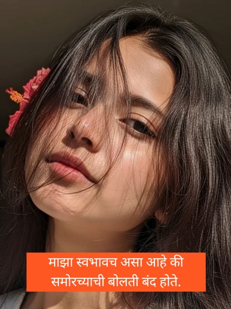 Attitude Shayari in Marathi for girl