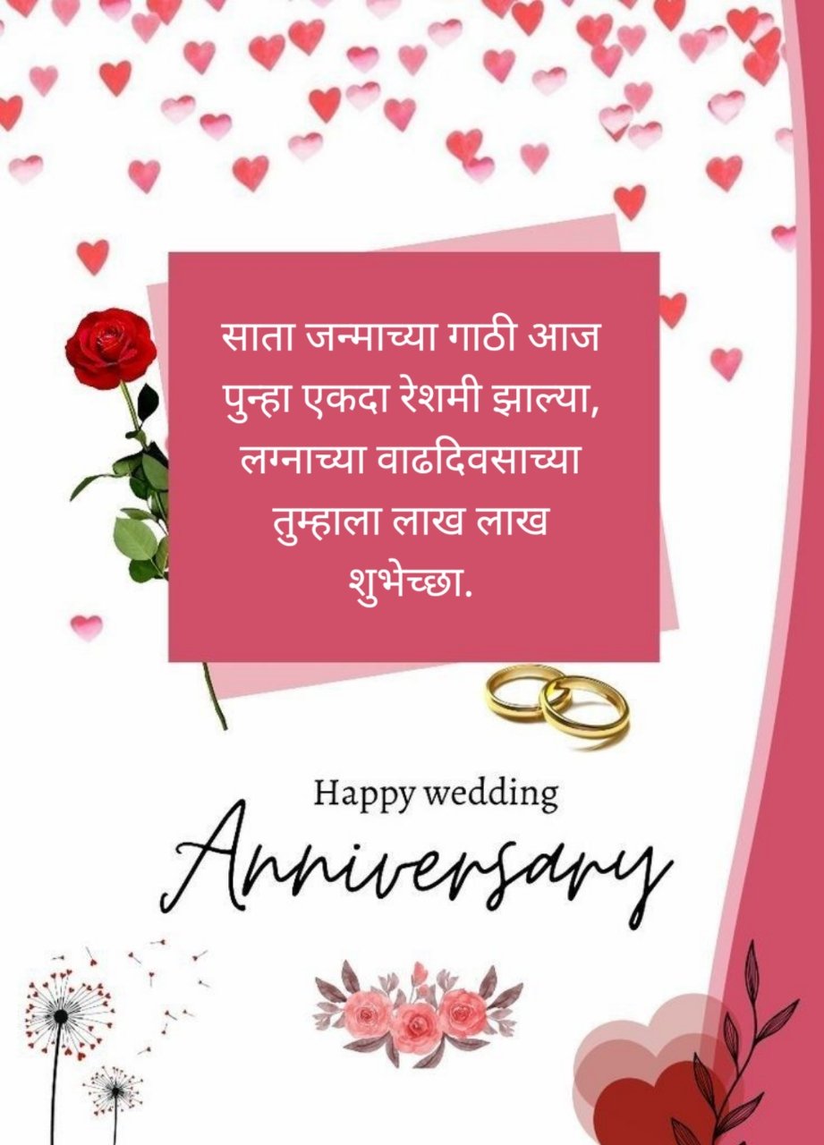 Happy Anniversary Wishes in Marathi