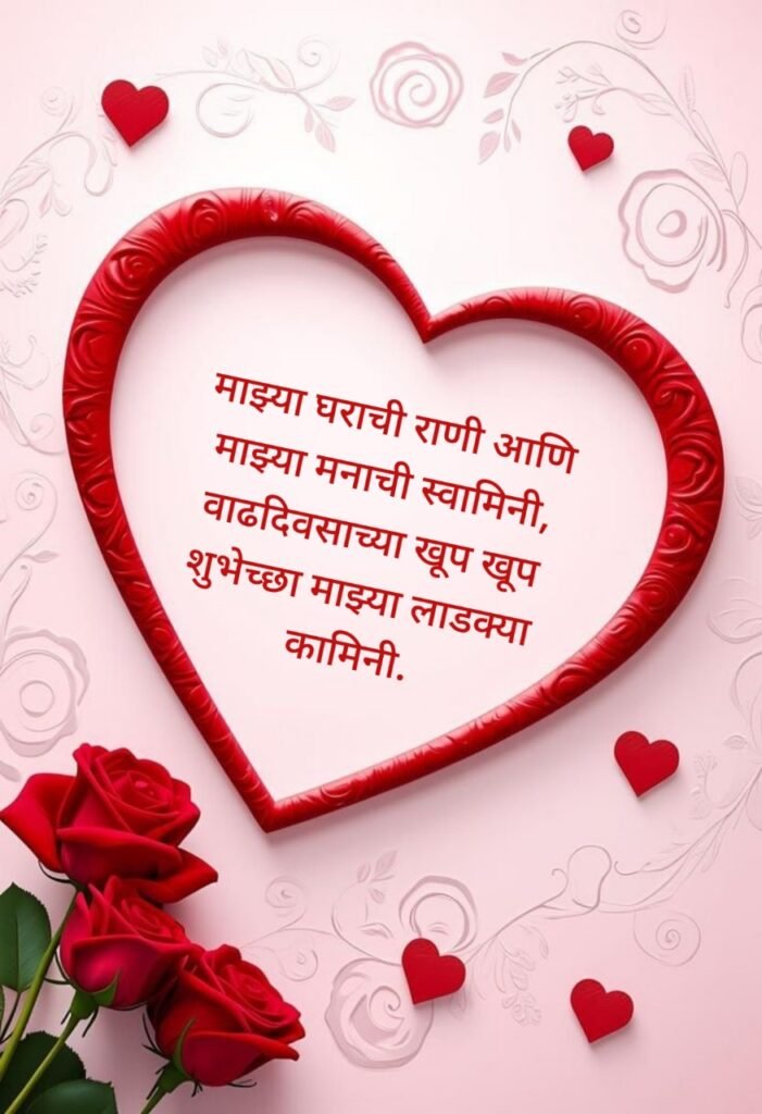 प्रेम वाढदिवस शुभेच्छा (Love Birthday Wishes in Marathi)