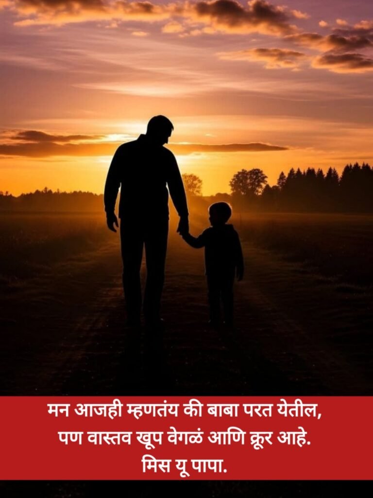 Miss you papa quotes in marathi